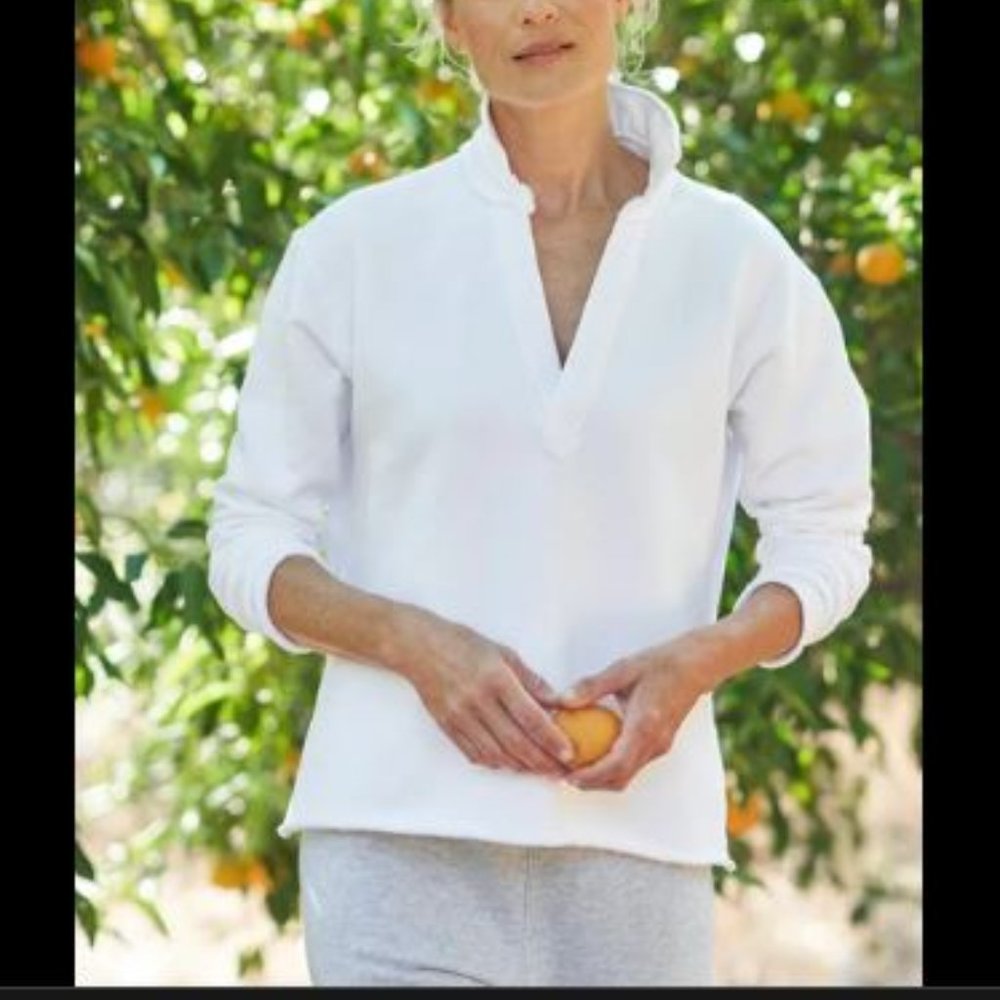 Frank & Eileen Heritage Jersey Popover Henley Top - Picture 4 of 16